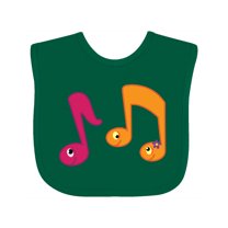 Inktastic Music Notes Band Choir Musician Gift Boys or Girls Baby Bib