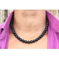 thumbnail image 5 of Auras by Osiris | Handmade Blue Tiger Eye Crystal Necklace - Healing Genuine Gemstone Beaded Mala |Clarity, Calmness, Chakra Activation Choker - Jewelry Gift for Mens, Womens, Girls, 5 of 5