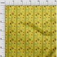 thumbnail image 2 of oneOone Velvet Yellow Fabric Merry Christmas Quilting Supplies Print Sewing Fabric By The Yard 58 Inch Wide, 2 of 5