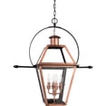 thumbnail image 6 of Rue De Royal 4-Light Aged Copper Outdoor Hanging Lantern, 6 of 6