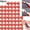 A001- Red, variant on Ornament Thread Sealant Gasket Pack, Silicone Rubber 50Pc Red No-Teflon Washer Set, Water Hose Washers 4/6 Inch Compatible Faucet Seals, Hose Gaskets Rubber Leakproof Replacement
