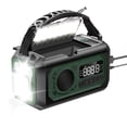 thumbnail image 1 of 12000MAh Emergency Weather Radio Hand Crank Radio Solar Radio Portable AM/FM/ Radio with Flashlight Reading Lamp-B, 1 of 4