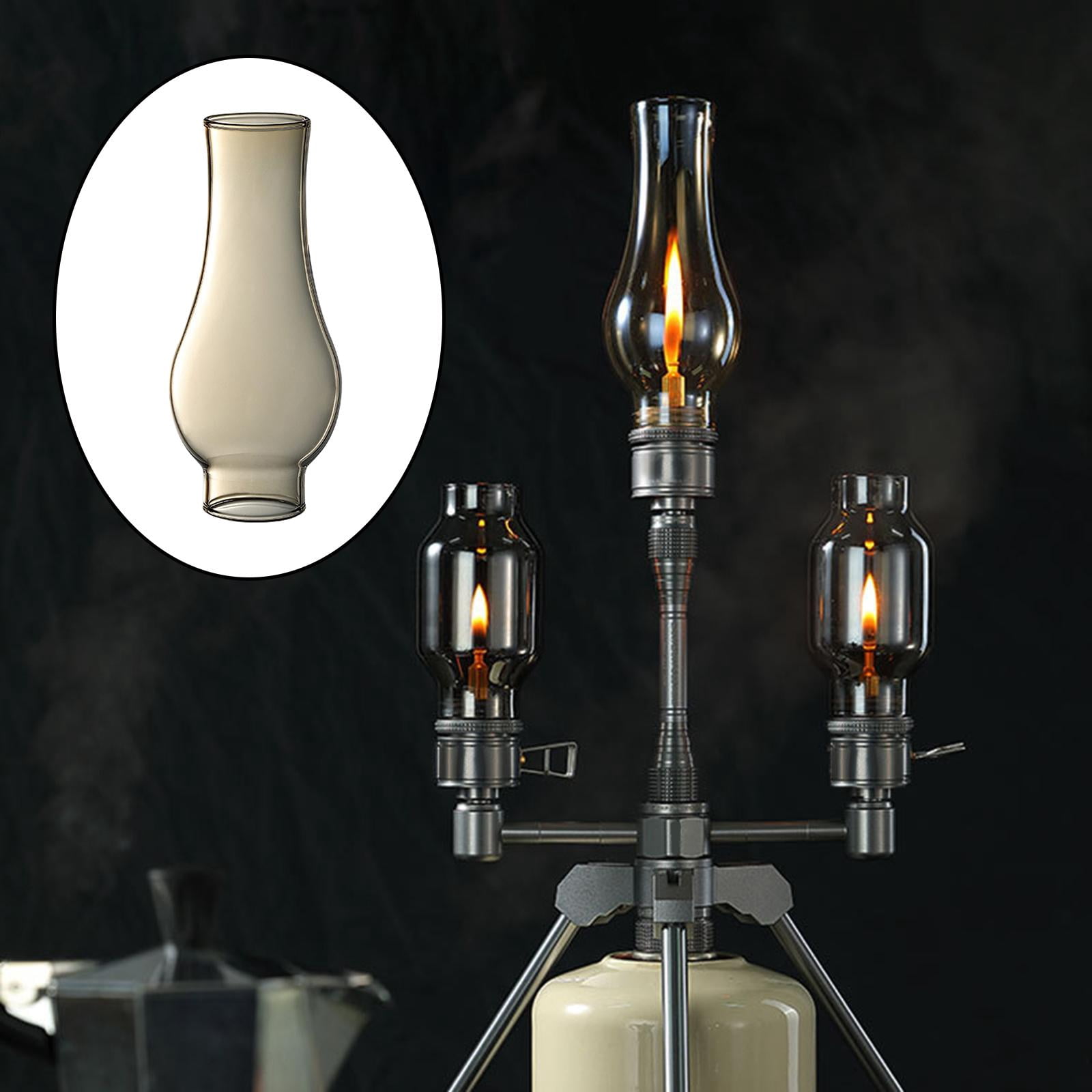 HUJ Abat-jour détachable pour lampe au kérosène rétro en acier
