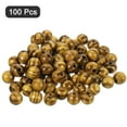 thumbnail image 3 of Uxcell Natural Wood Beads, 100Pcs 12mm Diameter Light Brown Round Loose Spacer Bead for DIY Jewelry Bracelet, 2.5mm Hole, 3 of 6