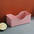 thumbnail image 1 of 1/4Pcs/Set Dessert Plate Pure Natural Wheat Square Snack Straw Bowl Sauce Seasoning Dish Degradable ECO-friendly Tableware pink base, 1 of 6
