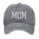 thumbnail image 2 of Gorra de Béisbol Bordada Fernando para Mamá Sombrero para El Sol Gris, 2 of 8