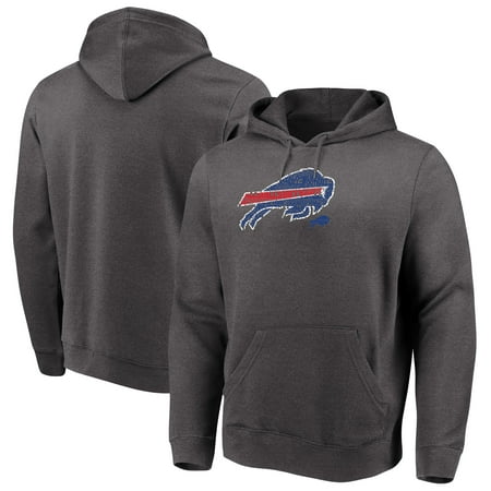 - Buffalo Bills Majestic Big & Tall Line of Scrimmage Pullover Hoodie - Heathered Charcoal