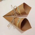 thumbnail image 4 of 10Pcs Favour Boxes DIY Eco-friendly Exquisite Delicate Charming Decorative Lace-Up Wrapping Paper Flower Tube Holders Wedding Supplies QinHai, 4 of 5