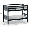 thumbnail image 4 of Furniture of America Sophie Wood Bunk Bed, Twin/Twin, Blue, 4 of 7