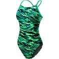 thumbnail image 1 of Tyr Swimsuit MIRAMAR Cutoutfit Green Size 32, 1 of 1