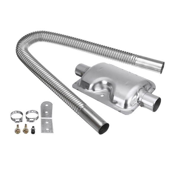 Metal Air Parking Heater Spare Parts Stainless Steel Diesel Parking Heater Exhaust Pipe For Eberspacher~16868