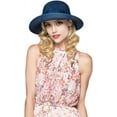 thumbnail image 2 of Women Sun Hats Fashionable Summer Wide Brim Cap Beach Straw Hat UV UPF50 Travel Packable Cotton Hat, 2 of 5