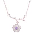 thumbnail image 1 of Collier Pendentif Bijoux Fleur de Cerisier Collier Charme Collier pour Femmes, 1 of 9