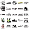 thumbnail image 2 of Divertidas pegatinas de vinilo para coches y motocicletas, impermeables, 50 unidades, 2 of 2