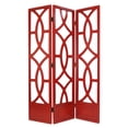 thumbnail image 1 of Wayborn Séparateur de Chambre Charleston en Rouge de Chine, 1 of 2