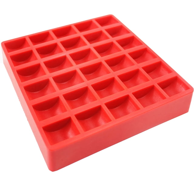 CIMAXIC Boîte Porte-Monnaie en Plastique Boîte de Rangement pour Pièces Fournitures de Collection de Pièces (Rouge),5.91"X5.51"X1.1"