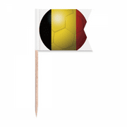 Belgium National Flag Soccer World Cup Toothpick Flags Labeling Marking for Party Cake Food Cheeseplate