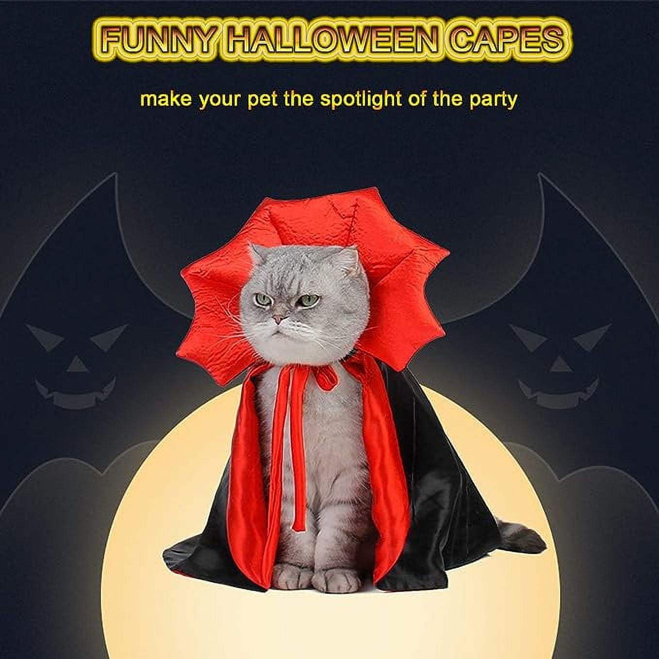 Cape De Vampire Pour Animaux De Compagnie, Costume... – Grandado