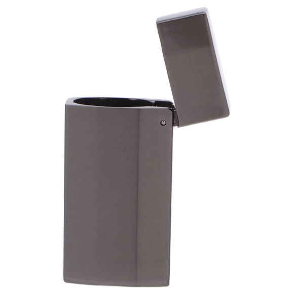 UPGRATOR Cubierta Metálica Para Encendedor Con Funda Resistente Y Clásico Negro Elegante