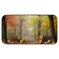 thumbnail image 2 of Shiartex Autumn Leaves Harvest Mats Doormat Outdoor Indoor Entrance Kitchen Floor Mat Dog Felt for Home Entrance 19.68*39.37 in, 2 of 6