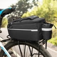 thumbnail image 4 of Graflsoa Insulated Water-Resistant Bicycle Trunk Bag with Reflective Elements, Large Capacity for Long-Distance Rides, Black/Grey/Blue Options, 4 of 6