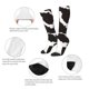 thumbnail image 3 of Fotbe Cow Skin 2 Calcetas Divertidas Estampadas para Hombre y Mujer, Calcetas de Algodón hasta la Rodilla para Caminar, Correr, Enfermería y Embarazo, 3 of 6
