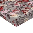 thumbnail image 4 of Ambesonne Springtime Fitted Sheet, Floral Romantic Vintage, Twin Size, Pale Mauve and Dark Pink, 4 of 5