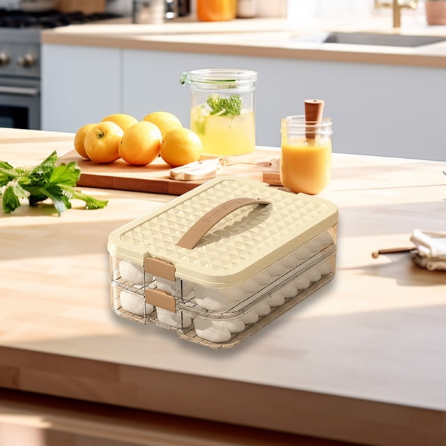 Lksixu Refrigerator Food Storage Box With Lid Household Food Grade Kitchen Refrigerator Organizer Storage Bins Organizers and Storage