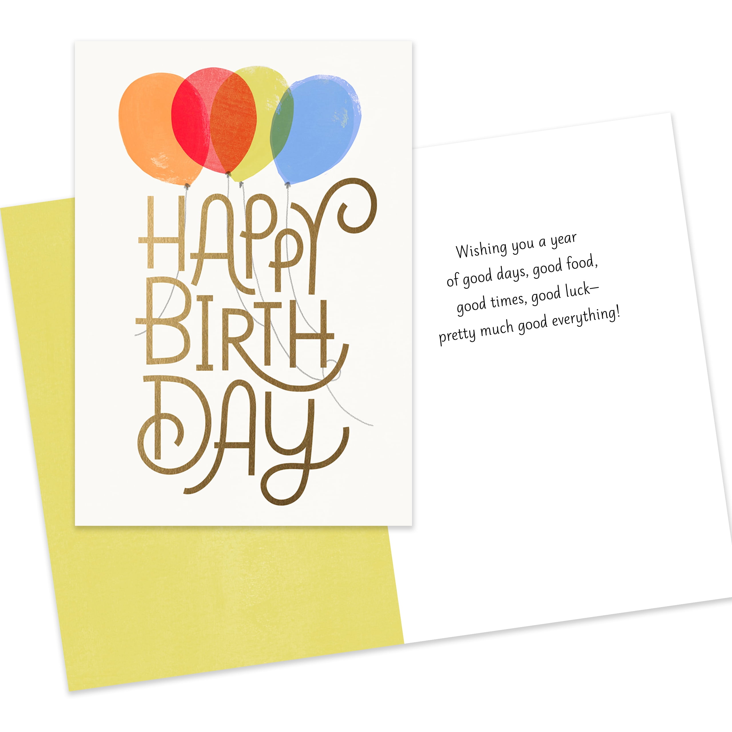 Hallmark Business Bulk Assorted Birthday Cards (Foil Embellished), 100 ct.