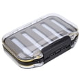 thumbnail image 4 of Caja de plástico de doble cara para cebos de pesca con mosca, con relleno de espuma, estuche para accesorios, 4 of 10
