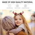 thumbnail image 3 of Minkissy 2 Pairs Reindeer Barrettes Hair Accessory Assorted Color Photography Props, 3 of 8