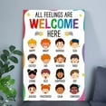 thumbnail image 3 of Feelings Chart Poster for Kids Toddlers - Emotions Learning Educational Preschool Posters for Classroom Bulletin Board Back To School Teacher Supplies - Size 24''x36'' - Postora, 3 of 5