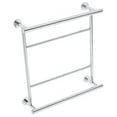 thumbnail image 3 of Alno A8328-18-SB Contemporary I 18" Wide Towel Rack - Brass, 3 of 4