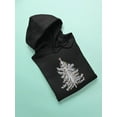 thumbnail image 3 of White X-mas Tree With Ornaments  Hoodie Women -GoatDeals Designs, Female Medium, 3 of 4
