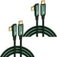 thumbnail image 1 of Cargador de 2m Tipo C GoldLink 2LI 2Pzas 2m Rápida 240 W 5-A Tipo C 90° Tipo C Verde., 1 of 1