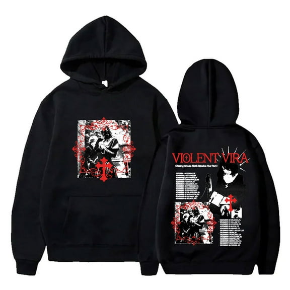 Violent Vira 2025 Tour Hoodies Lover Of A Ghost Merch Women Men HipHop Long Sleeve Sweatshirts