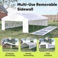 thumbnail image 5 of Quictent 20x30 Party Tent Heavy Duty Outdoor Canopy Tent Carport Wedding Event Shelter BBQ Wedding Tents for Parties with Storage Bags(Mesh), 5 of 9