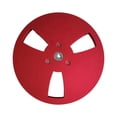 thumbnail image 4 of Bunblic 1/4 7 inch Empty Reel Aluminum Recording Accessories Lightweight Opening Machine Part Sturdy Open Reel Sound Tape Red, 4 of 8