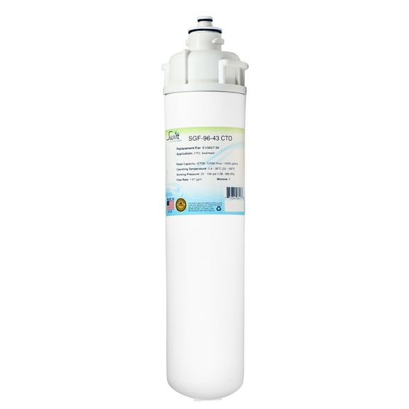 Swift Green Filters SGF-96-43 CTO Replacement Water Filter for Everpure EV9607-56 (1 Pack)