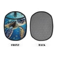 thumbnail image 2 of Naloa Watercolor Turtle Silicone Pot Holders, Oven Mitts Heat Resistant Hot Pads, Non Slip Pot Holder for Kitchen Baking and Cooking 9.4 x 7.5 Inches, 2 of 7