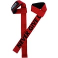 thumbnail image 1 of Gorilla Pump Straps Deluxe para Gimnasio y Levantamiento de Pesas, Fitness de Alta Sujeción, Comodidad y Estabilidad para Entrenamientos Intensos Crossfit Ejercicio Gym Never Give Up (Rojo Impacto), 1 of 5