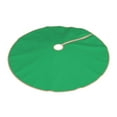 thumbnail image 2 of Bingfone Christmas Tree Skirt Mat Christmas Decoration Interior 36"-Forestgreen, 2 of 8
