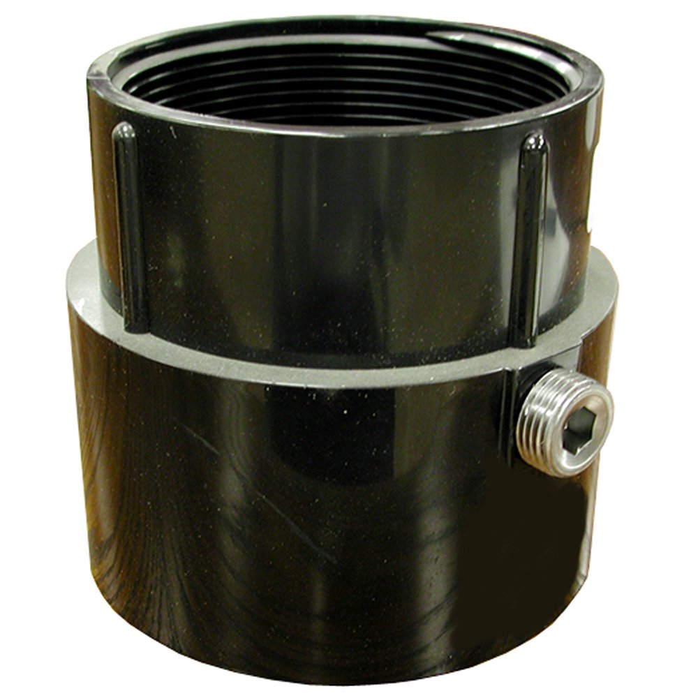 4" ABS Pipe Fit Drain Base with Primer Tap, for 31/2" Spud,PartNo