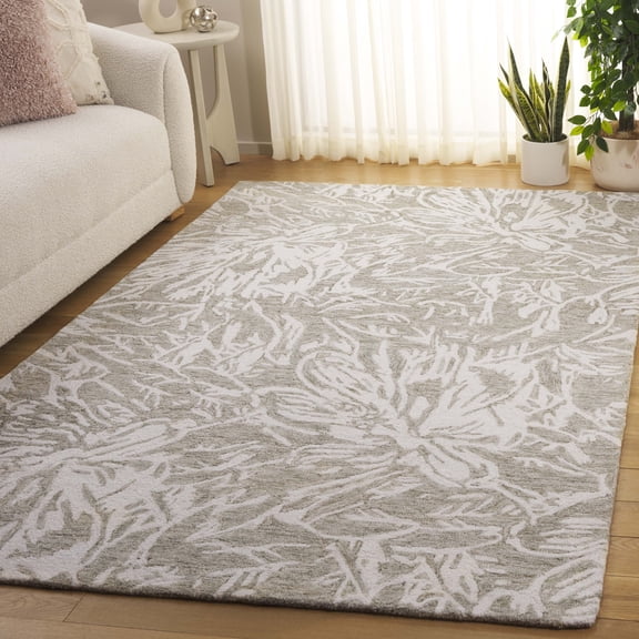 Safavieh Jardin Lalia Floral Area Rug, Gray/Ivory, 5' x 8'