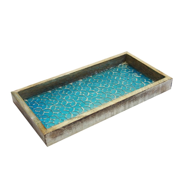 Tray nu steel Mosaic para lujosa encimera de baño Aqua