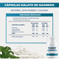 thumbnail image 3 of NAIMA Malato de Magnesio en Cápsulas | Suplemento Alimenticio | Apoyo a la Función Muscular y Energé, 3 of 6