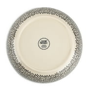 Thyme & Table Dot Ceramic Serve Bowl Black and White