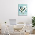 thumbnail image 3 of Stupell Industries Traditional Magnolia Arrangement over Blue Canvas Art, 16 x 20, by Janet Tava, 3 of 8
