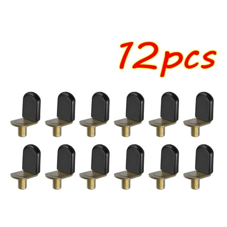 

Shelf Glass Supports Tools for Furniture Cabinet Closet Bookcase Shelf Bracket Style Pegs(12PCS)