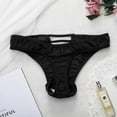 thumbnail image 3 of Men's Boxer Briefs Fashion Full lace Strap Underwear Underwear Lingerie, 3 of 4